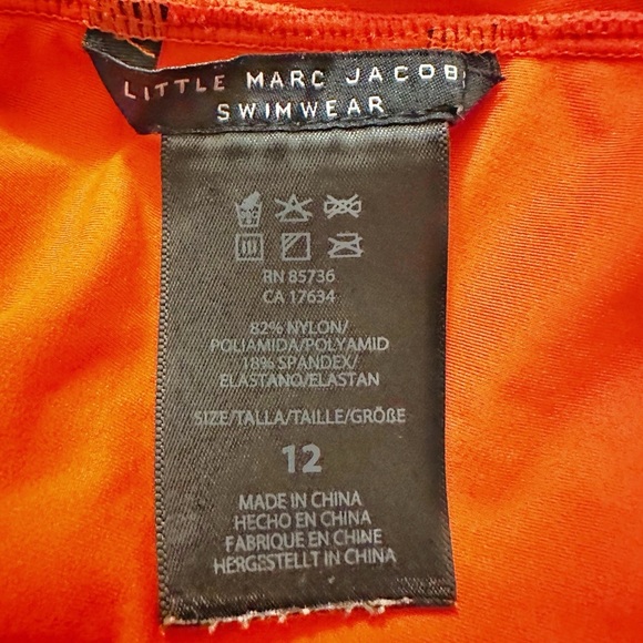 Little Marc Jacobs | Striped One Piece Swimsuit (12 yrs) - Picture 4 of 5